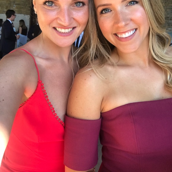 Off the Shoulder Cinq a Sept Mini Dress - Picture 7 of 8